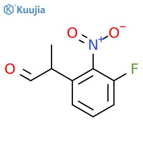 3-Fluoro-2-nitrophenylpropanal structure