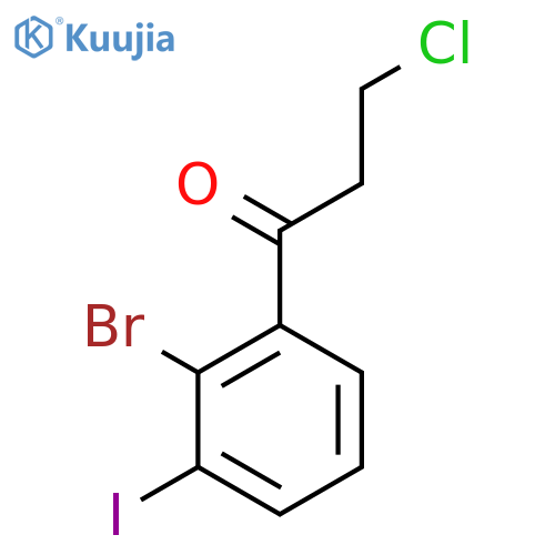 1-(2-Bromo-3-iodophenyl)-3-chloropropan-1-one structure