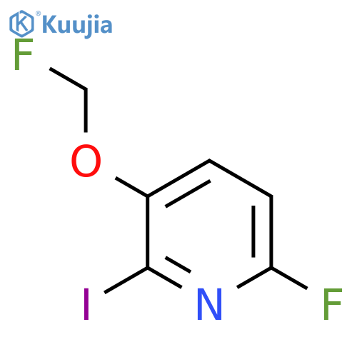 6-Fluoro-3-fluoromethoxy-2-iodopyridine structure