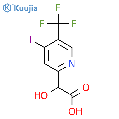 2-(4-Iodo-5-(trifluoromethyl)pyridin-2-yl)-2-hydroxyacetic acid structure