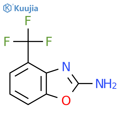 4-(Trifluoromethyl)benzo[d]oxazol-2-amine structure