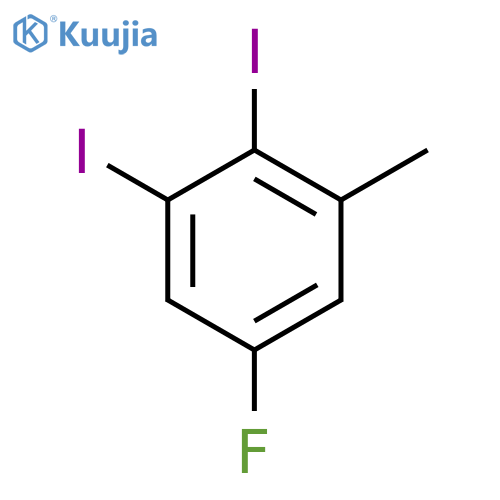 2,3-Diiodo-5-fluorotoluene structure