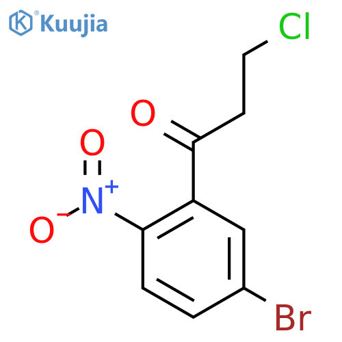 1-(5-Bromo-2-nitrophenyl)-3-chloropropan-1-one structure