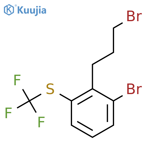 1-Bromo-2-(3-bromopropyl)-3-(trifluoromethylthio)benzene structure