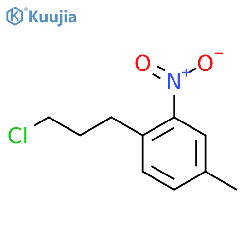 4-(3-Chloropropyl)-3-nitrotoluene structure