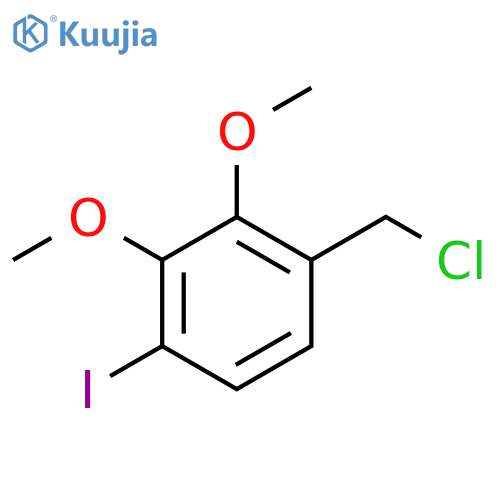 2,3-Dimethoxy-4-iodobenzyl chloride structure
