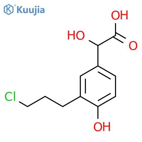 3-(3-Chloropropyl)-4-hydroxymandelic acid structure