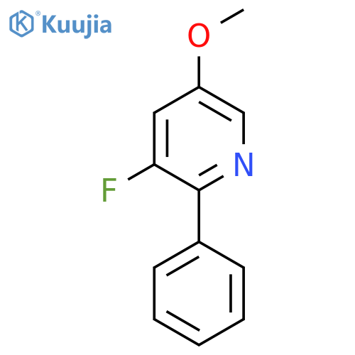 3-Fluoro-5-methoxy-2-phenylpyridine structure