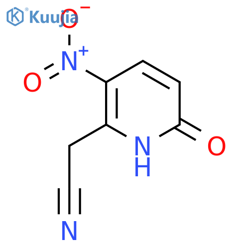 6-Hydroxy-3-nitropyridine-2-acetonitrile structure