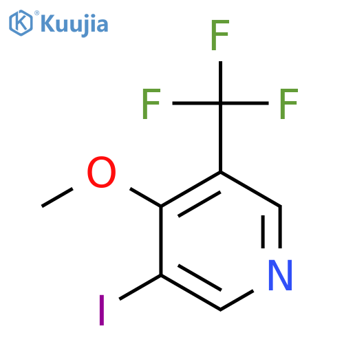 3-Iodo-4-methoxy-5-(trifluoromethyl)pyridine structure