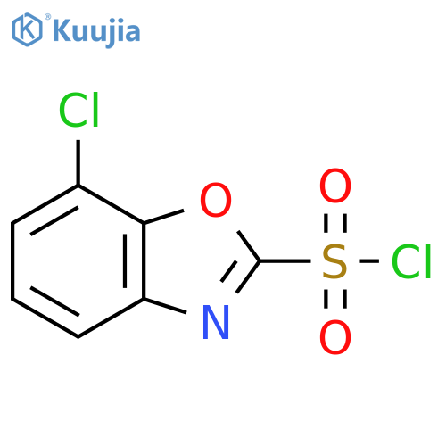 7-Chlorobenzo[d]oxazole-2-sulfonyl chloride structure
