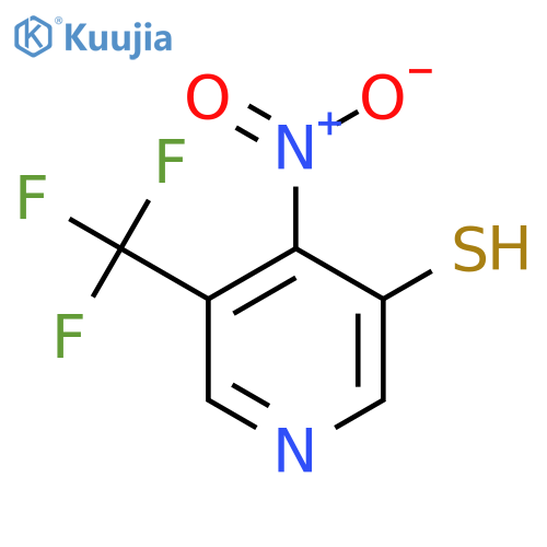 3-Mercapto-4-nitro-5-(trifluoromethyl)pyridine structure
