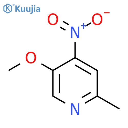 5-Methoxy-2-methyl-4-nitropyridine structure