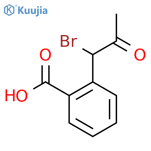 1-Bromo-1-(2-carboxyphenyl)propan-2-one structure