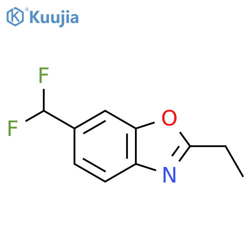 6-(Difluoromethyl)-2-ethylbenzo[d]oxazole structure