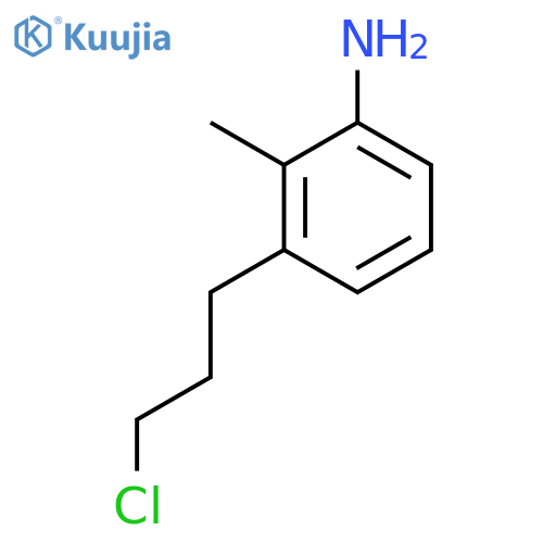 3-(3-Chloropropyl)-2-methylaniline structure