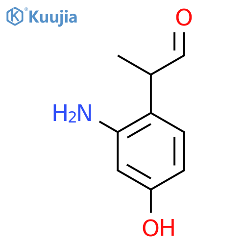 2-Amino-4-hydroxyphenylpropanal structure