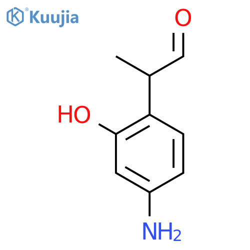 4-Amino-2-hydroxyphenylpropanal structure
