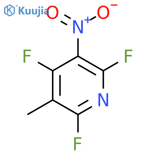 3-Methyl-5-nitro-2,4,6-trifluoropyridine structure