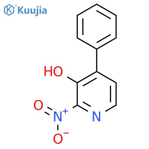 3-Hydroxy-2-nitro-4-phenylpyridine structure