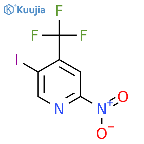5-Iodo-2-nitro-4-(trifluoromethyl)pyridine structure