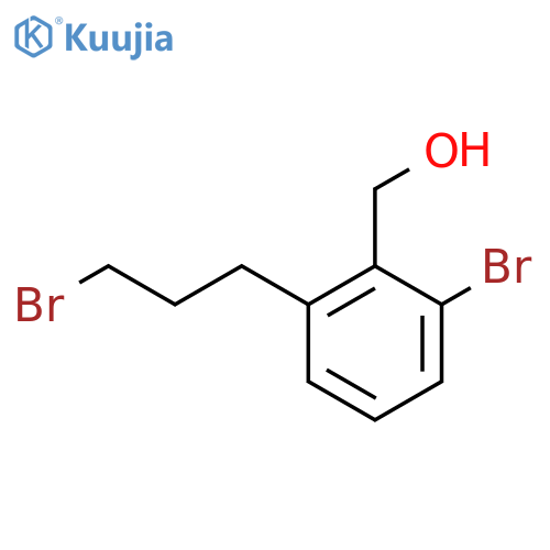 2-Bromo-6-(3-bromopropyl)benzyl alcohol structure