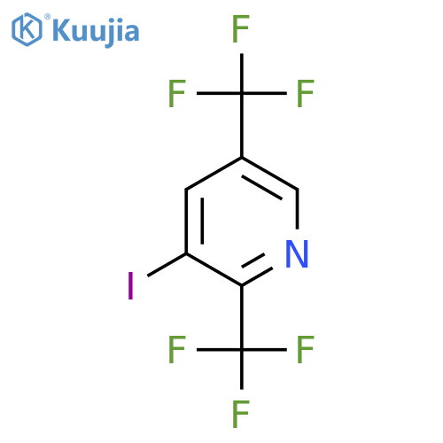 2,5-Bis(trifluoromethyl)-3-iodopyridine structure