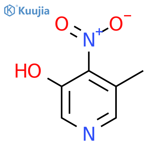 3-Hydroxy-5-methyl-4-nitropyridine structure