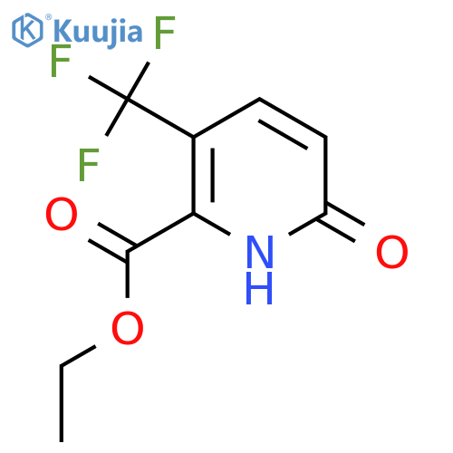 Ethyl 6-hydroxy-3-(trifluoromethyl)picolinate structure