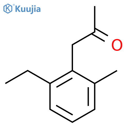 1-(2-Ethyl-6-methylphenyl)propan-2-one structure