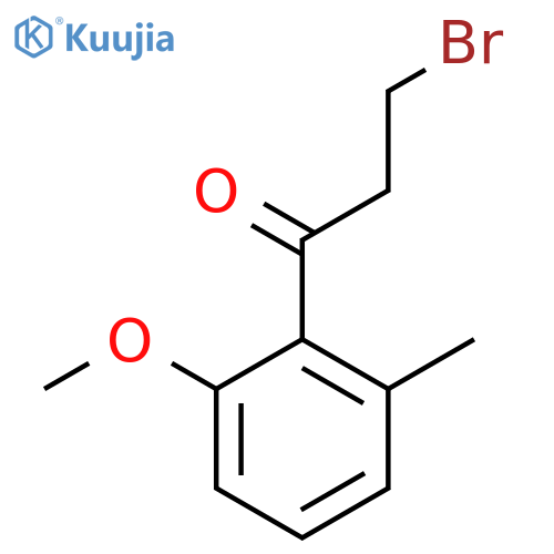 2-(3-Bromopropanoyl)-3-methylanisole structure