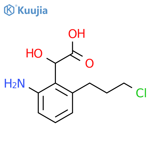 2-Amino-6-(3-chloropropyl)mandelic acid structure