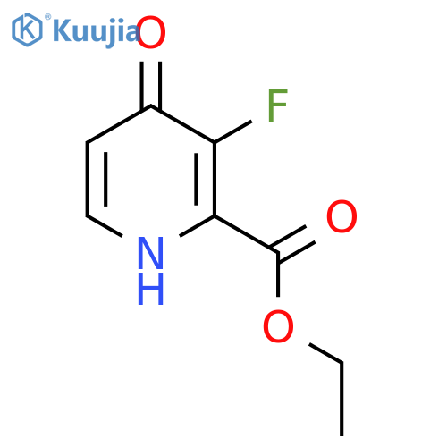Ethyl 3-fluoro-4-hydroxypicolinate structure