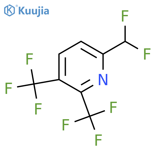 2,3-Bis(trifluoromethyl)-6-(difluoromethyl)pyridine structure