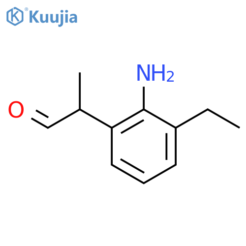 2-Amino-3-ethylphenylpropanal structure