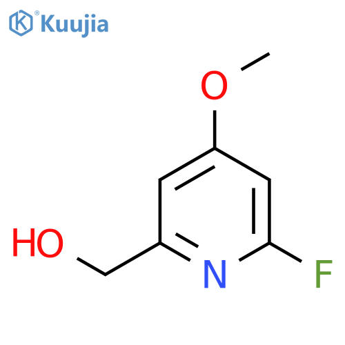 2-Fluoro-4-methoxypyridine-6-methanol structure