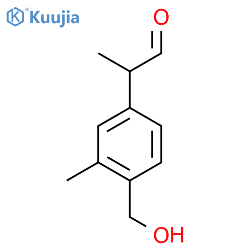 4-(Hydroxymethyl)-3-methylphenylpropanal structure
