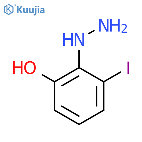 2-Hydroxy-6-iodophenylhydrazine structure