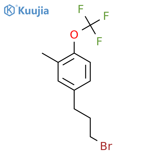 5-(3-Bromopropyl)-2-(trifluoromethoxy)toluene structure