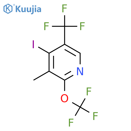 4-Iodo-3-methyl-2-(trifluoromethoxy)-5-(trifluoromethyl)pyridine structure