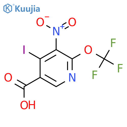 4-Iodo-3-nitro-2-(trifluoromethoxy)pyridine-5-carboxylic acid structure