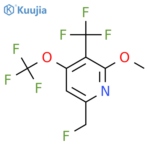 6-(Fluoromethyl)-2-methoxy-4-(trifluoromethoxy)-3-(trifluoromethyl)pyridine structure