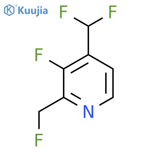 4-(Difluoromethyl)-3-fluoro-2-(fluoromethyl)pyridine structure