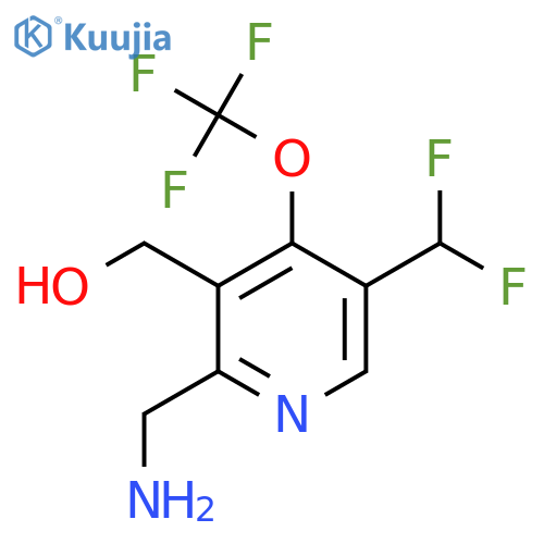 2-(Aminomethyl)-5-(difluoromethyl)-4-(trifluoromethoxy)pyridine-3-methanol structure