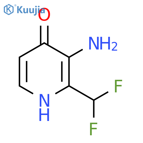 3-Amino-2-(difluoromethyl)-4-hydroxypyridine structure