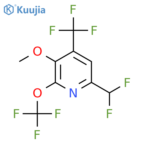 6-(Difluoromethyl)-3-methoxy-2-(trifluoromethoxy)-4-(trifluoromethyl)pyridine structure