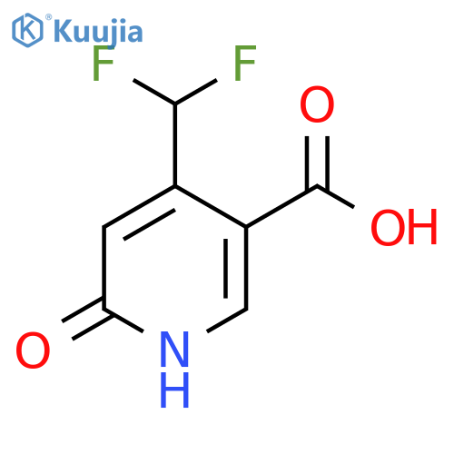4-(Difluoromethyl)-2-hydroxypyridine-5-carboxylic acid structure