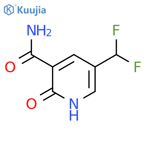 5-(Difluoromethyl)-2-oxo-1,2-dihydropyridine-3-carboxamide structure