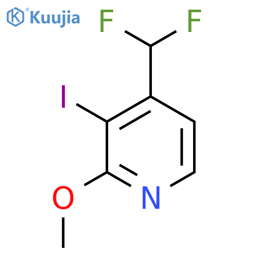 4-(Difluoromethyl)-3-iodo-2-methoxypyridine structure