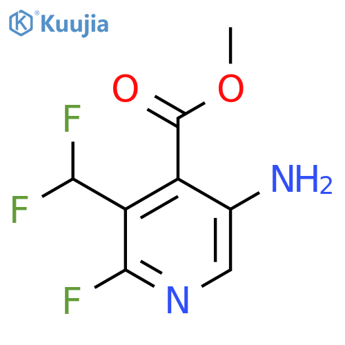 Methyl 5-amino-3-(difluoromethyl)-2-fluoropyridine-4-carboxylate structure